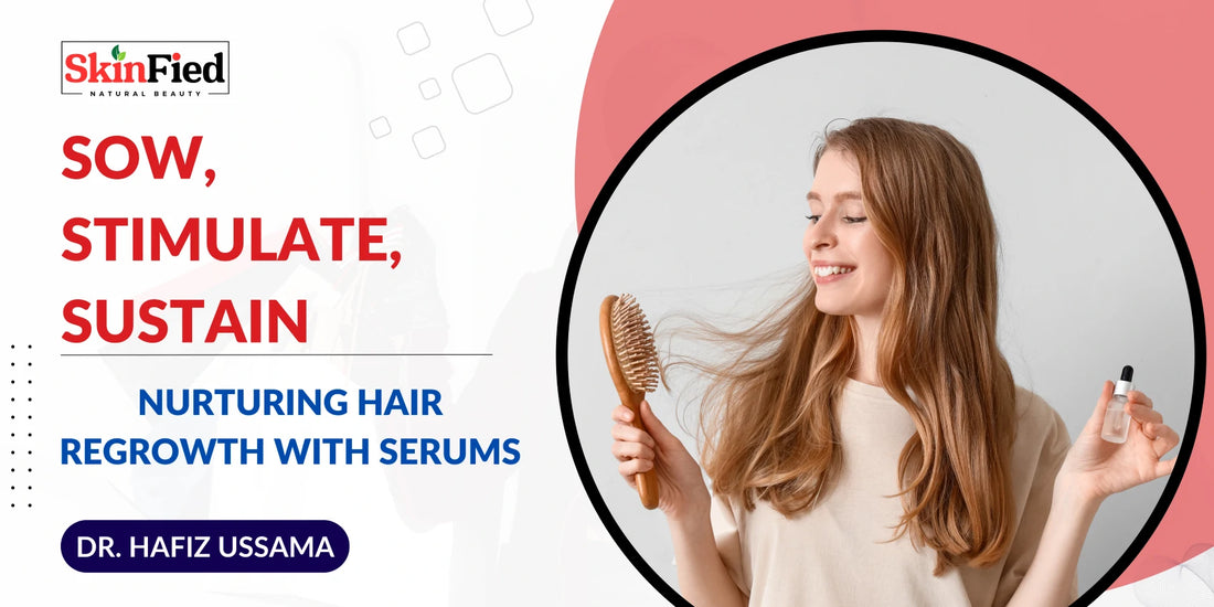 Sow, Stimulate, Sustain: Nurturing Hair Regrowth with Serums