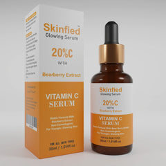 SkinFied's 20% Active Vitamin C Glowing Serum with Bearberry Extract Best in Pakistan